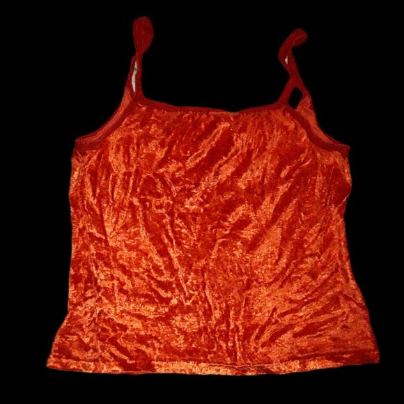 Vintage | Lolly Pops & Roses | Synthetic Velvet Tank Top - Picture 2 of 9